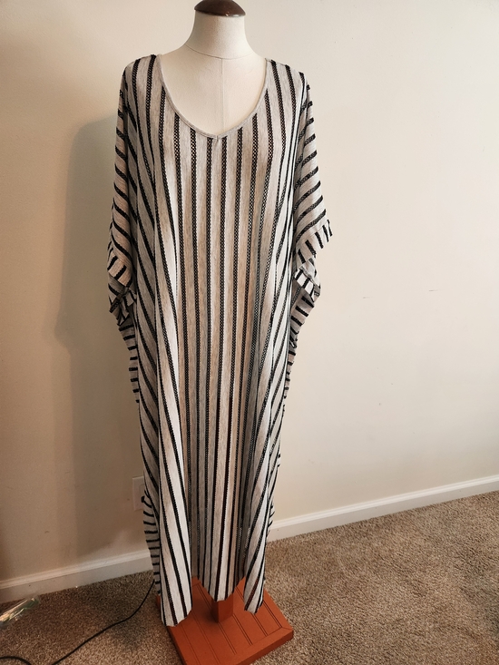 Calvin Klein Other - Calvin Klein Black and White Striped Lightweight Tunic